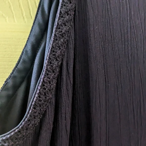 Navy Blue Halter Maxi Dress - Picture 6 of 9